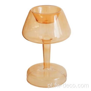 Retro Glass Candle Holder Stand Herba Light